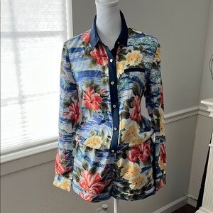 Juicy Couture Hawaiian print romper